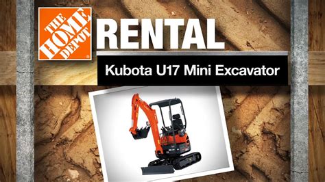 how much to rent a mini excavator at home depot|mini backhoe rental near me.